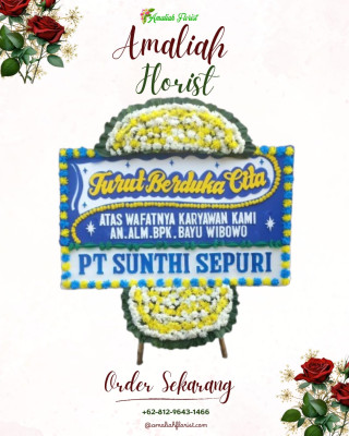 Papan Bunga Duka di Tembung