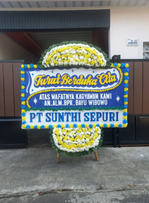 Papan Bunga Duka di Tembung