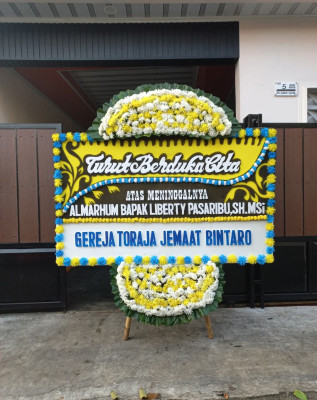 Papan Bunga Duka di Tembung